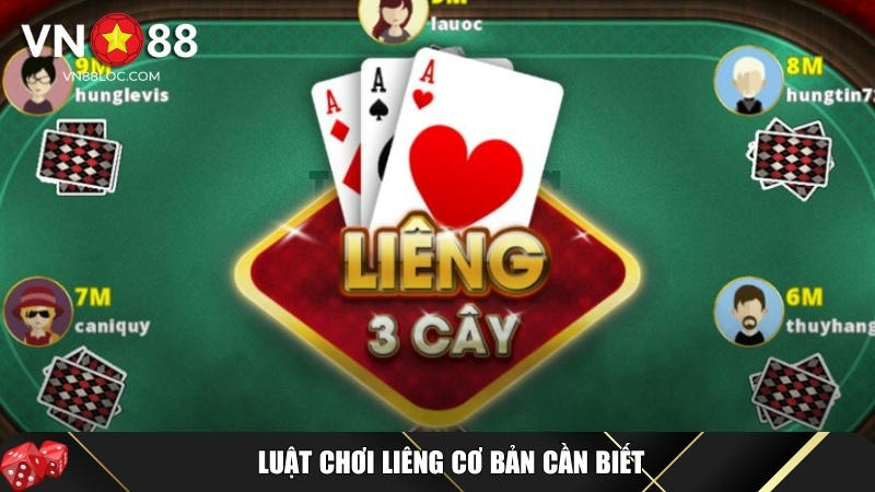 Luật Chơi Liêng Chi Tiết Tại VN88 Và Cách Chơi Dễ Hiểu Cho Người Mới 2 Luật chơi liêng cơ bản bạn cần biết